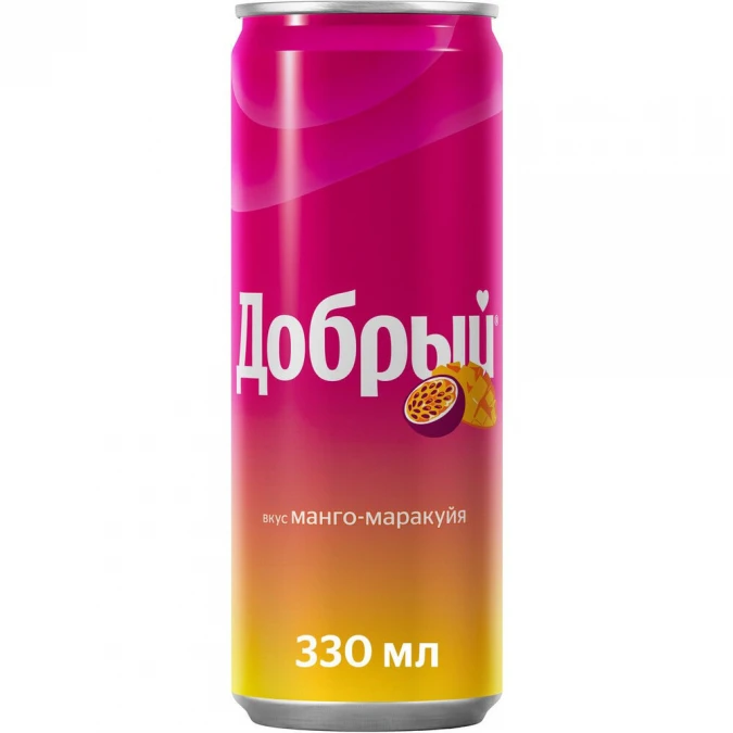0,33Л ГАЗ НАП ДОБРЫЙ МАНГО/МАРАКУЙЯ