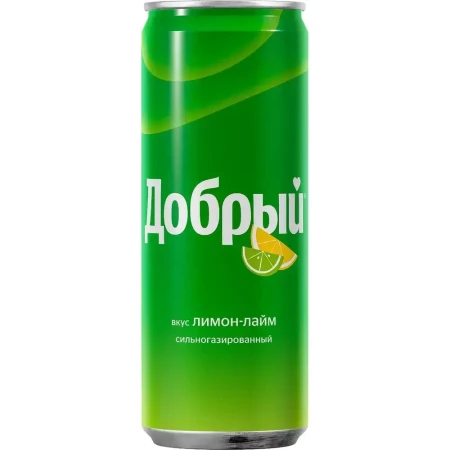 0,33Л ГАЗ НАП ДОБРЫЙ ЛИМОН/ЛАЙМ