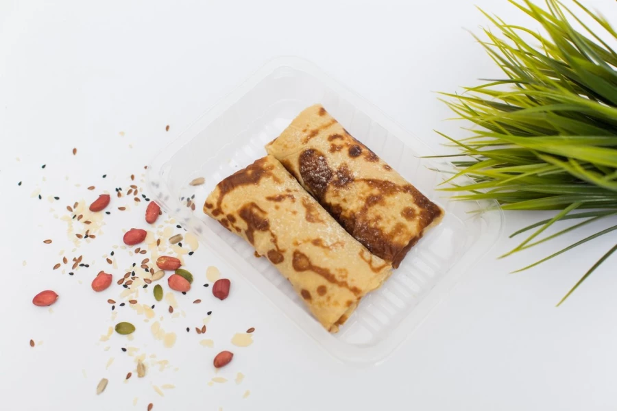 Блинчики с творогом и клубникой  БЕЗ САХАРА