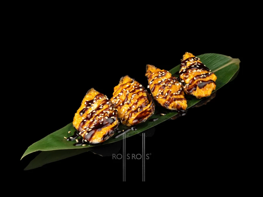 Мидии Киви под соусом спайси