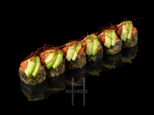 Hot-Crispy лосось-авокадо