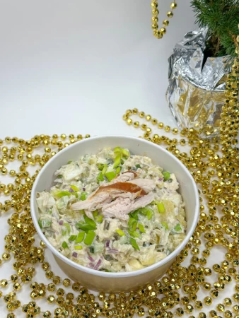 Салат Оливье с курочкой