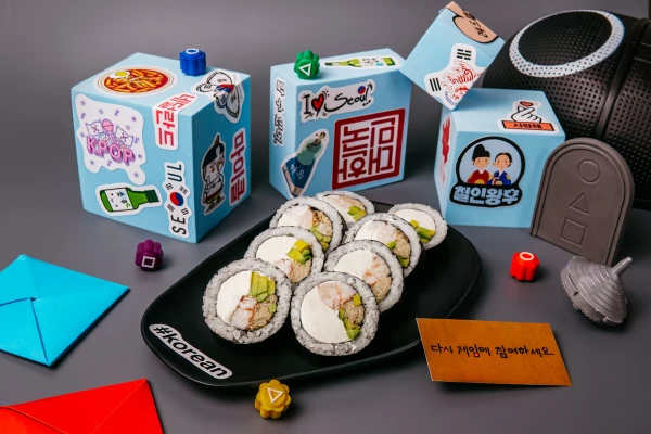 Кимпаб с креветкой