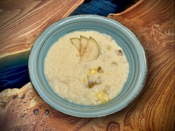 Каша рисовая с грушей