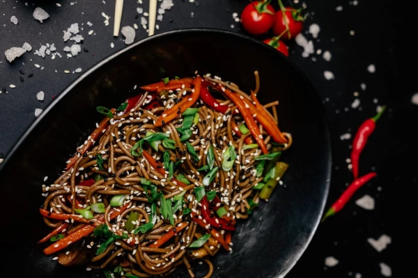 Соба с овощами