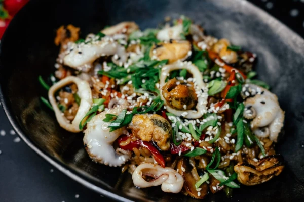 Рис с морепродуктами 