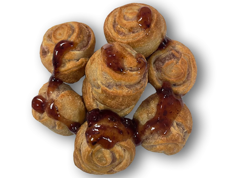 Пелиболлы с малиной