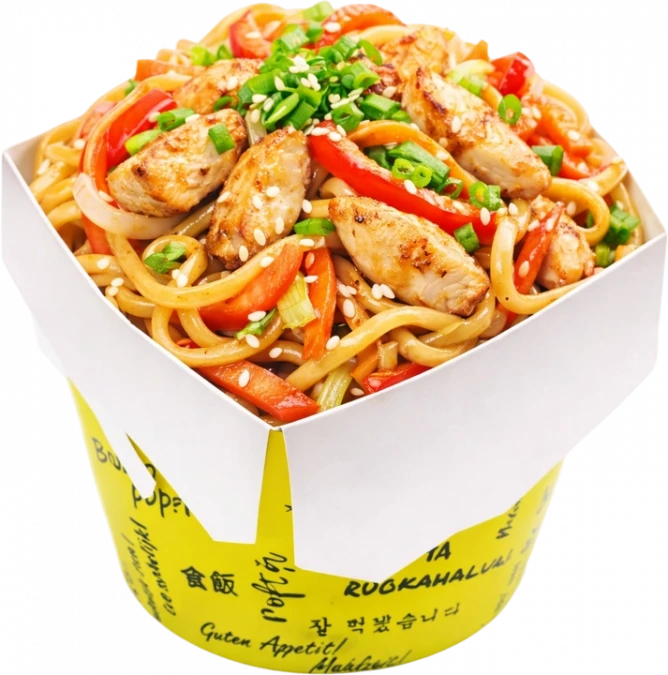 Wok с курицей