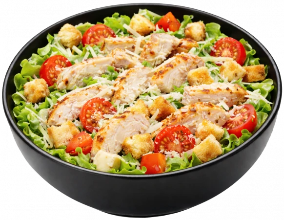 Салат цезарь с курицей