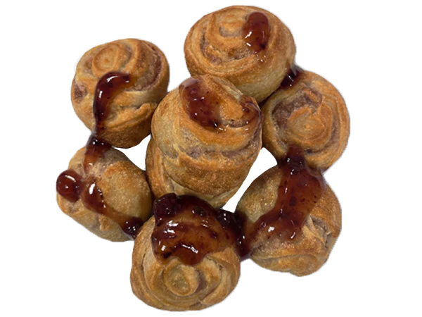 Пелиболлы с малиной