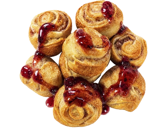 Пелиболлы с малиной
