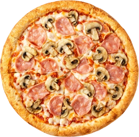 Пицца ветчина грибы