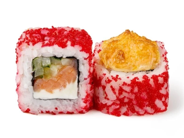 Запеченный с лососем 5 шт