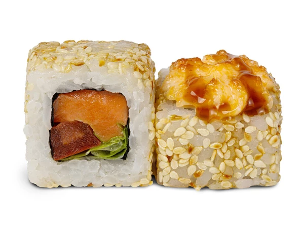 Теплый с лососем 8 шт 