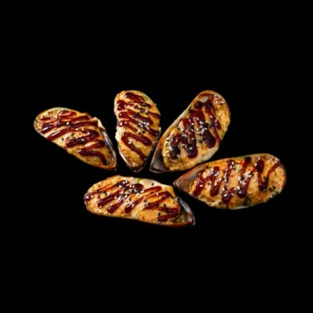 Мидии запечённые