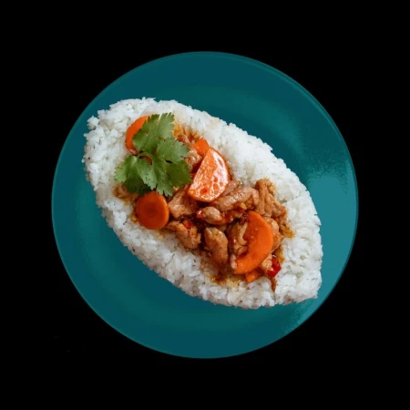 Свинина с рисом по-Сычуаньски