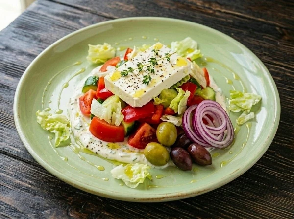 Греческий с соусом Дзадзики