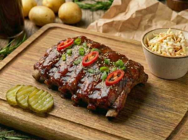 Свиные ребра в соусе Барбекю