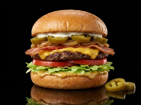 Бургер "Мёд в Огне" (котлета на выбор)