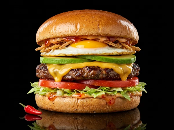 Бургер "Авокадо люкс" (котлета на выбор)