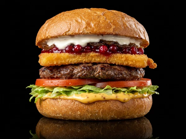 Бургер "Гамарджоба" (котлета на выбор)