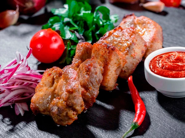 Шашлык из свиной шеи