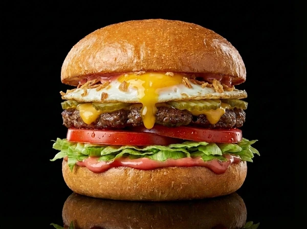 Бургер "Одноглазый" (котлета на выбор)