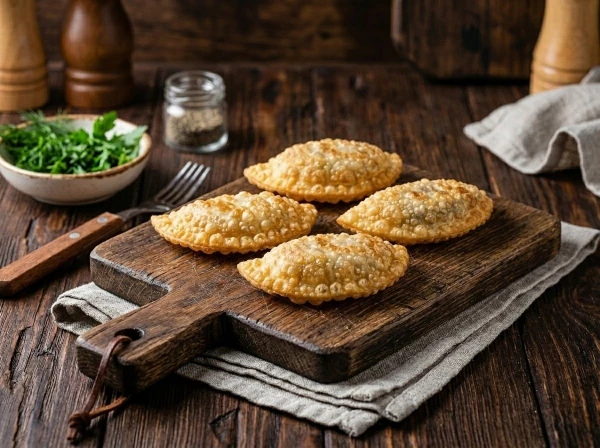 Чебуреки-мини с сыром Сулугуни