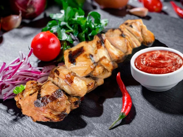 Шашлык из куриного бедра