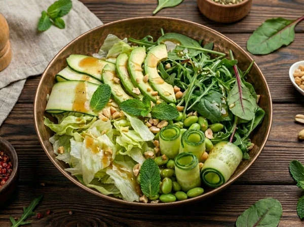 Большой зелёный салат