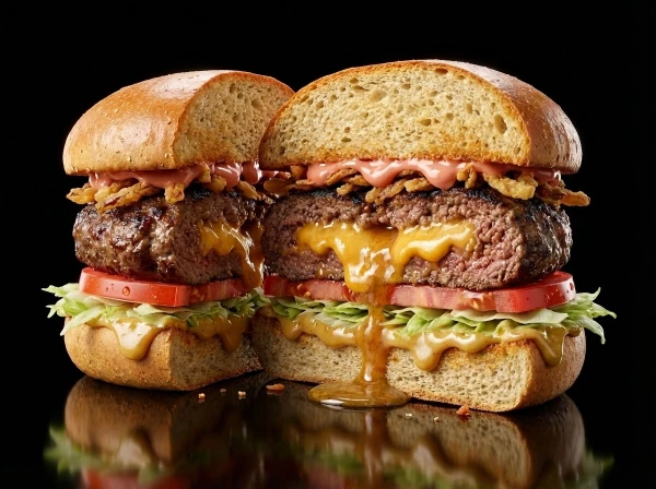 Бургер "Джуси Люси" (котлета на выбор)