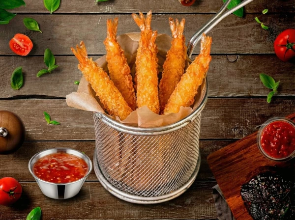 Тигровые креветки темпура