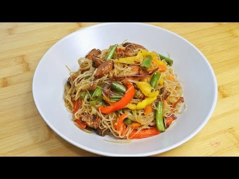 Фунчеза с острой свининой 