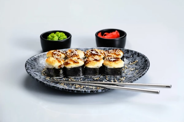 Запеченный с курицей