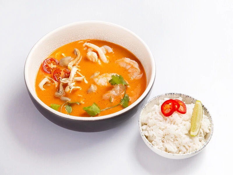 Том Ям с рисом