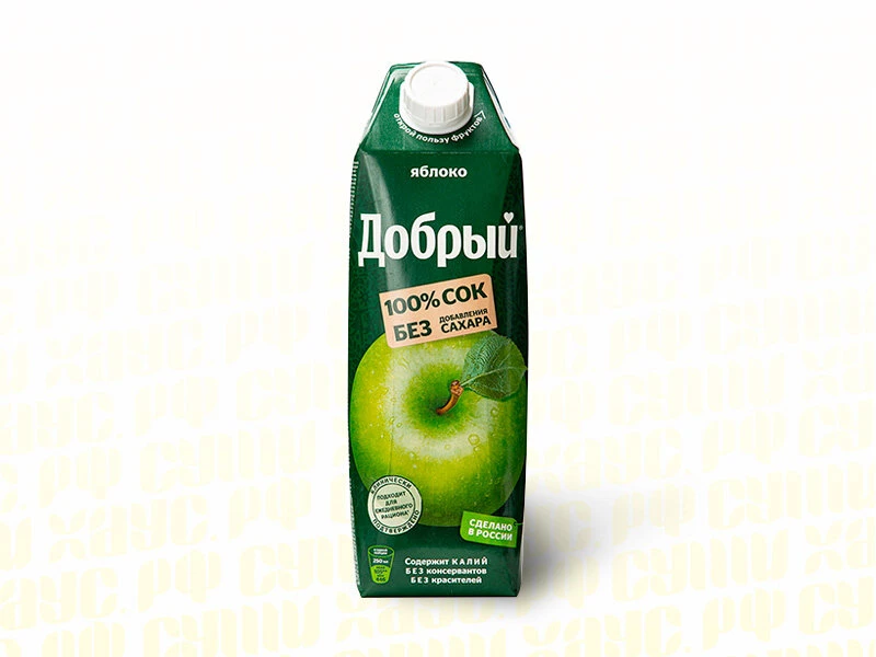 СОК 1 ЛИТР  Яблоко 