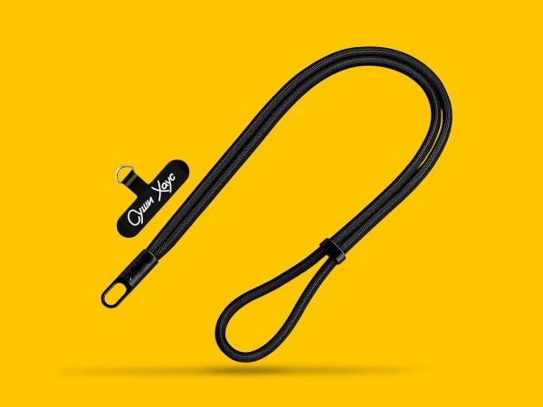 Шнурок для телефона черный