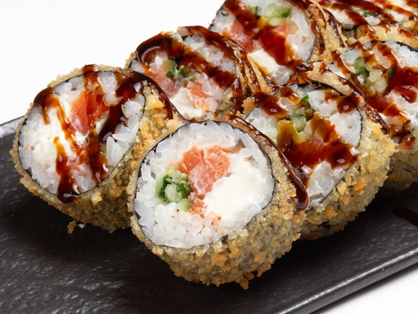 Лосось терияки ролл