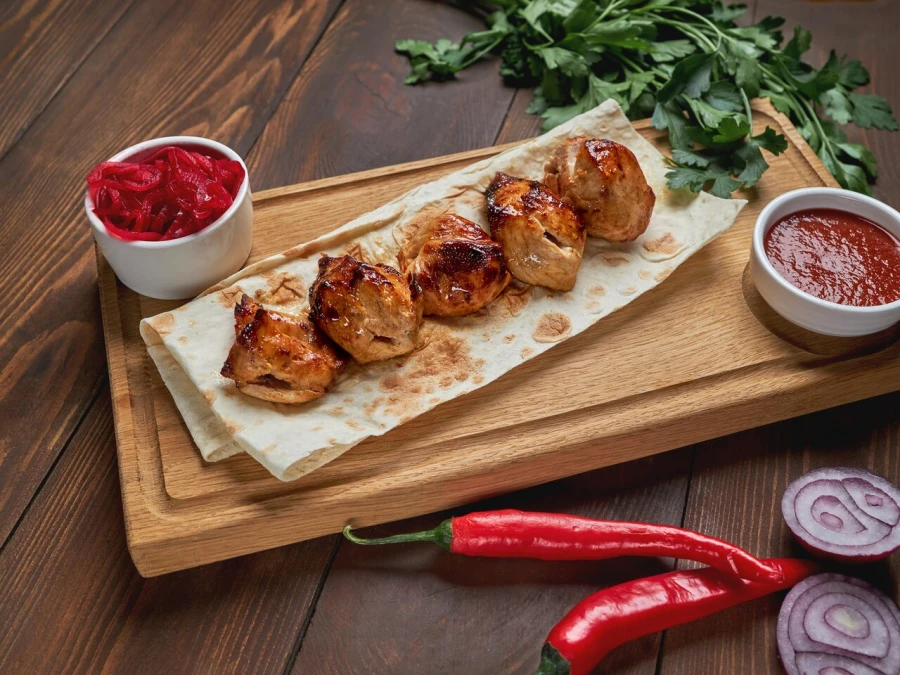 Шашлык из куриной грудки