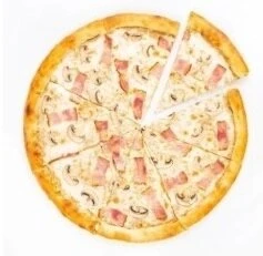 Пицца бекон-грибы