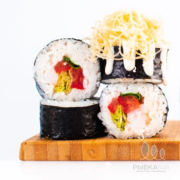 Ролл Цезарь с креветкой