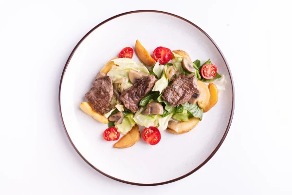 Салат с говядиной стир-фрай