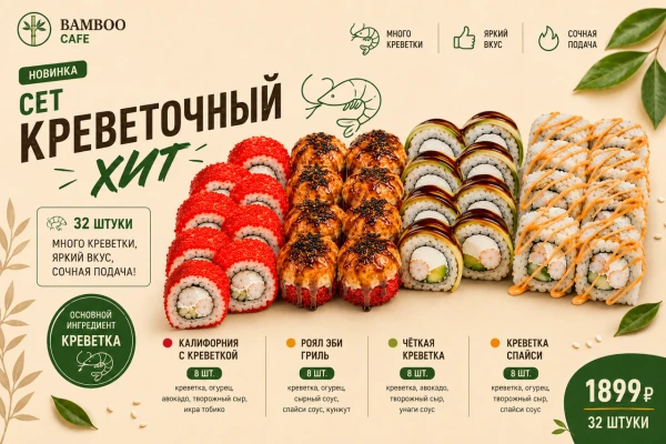 Сет Креветочный Хит