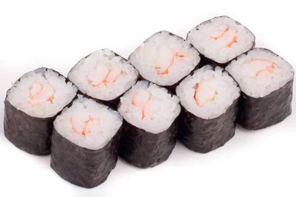 Хосомаки с креветкой