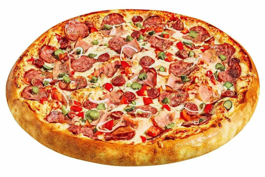 Чизбургер пицца.