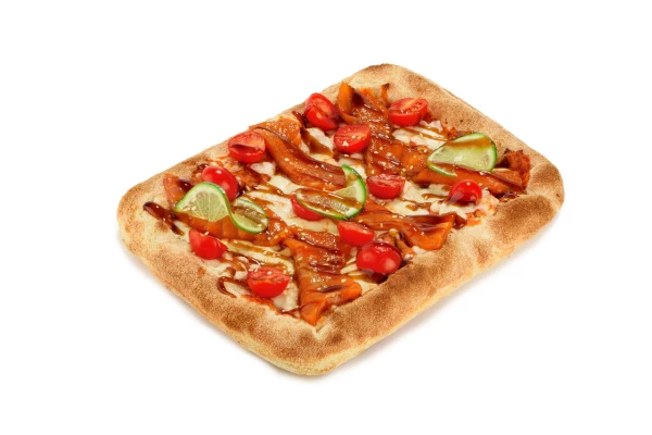 Римская пицца лосось терияки