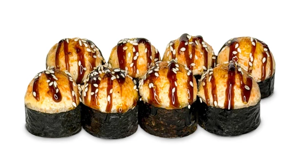 Шеф-ролл запеченный с креветкой