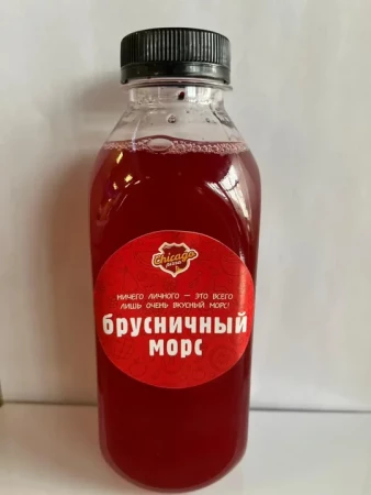 Морс  0,5 л (брусника)