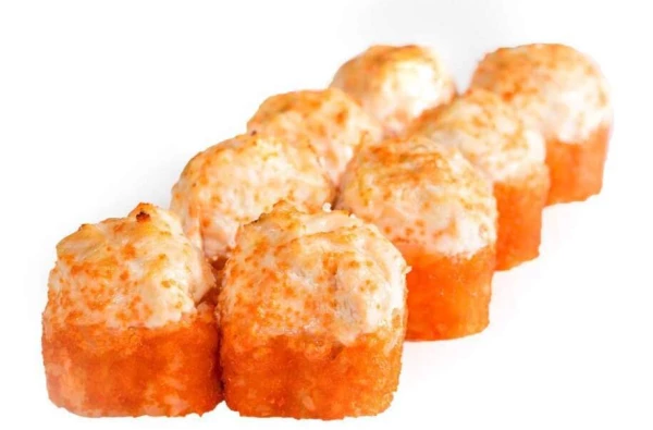 Запеченный ролл с лососем