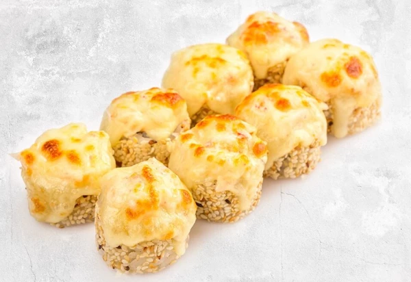 Запеченный ролл с курицей